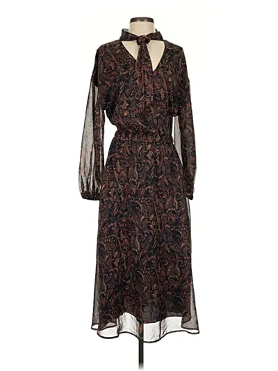 Pre-owned Evereve Casual Dress In Brown