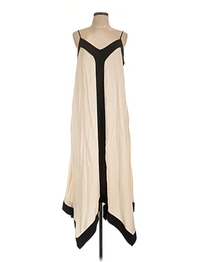 Pre-owned Evereve Casual Dress In Brown