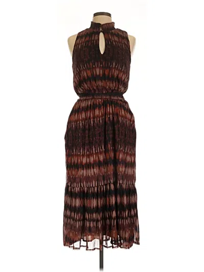 Pre-owned Evereve Casual Dress In Brown