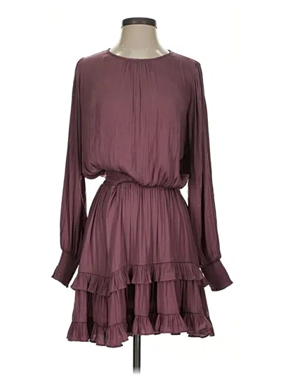 Pre-owned Evereve Casual Dress In Burgundy