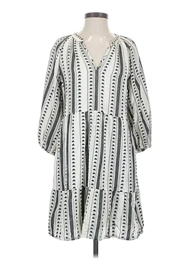 Pre-owned Evereve Casual Dress In Gray