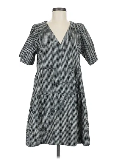 Pre-owned Evereve Casual Dress In Gray