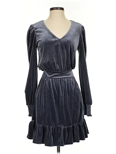 Pre-owned Evereve Casual Dress In Gray