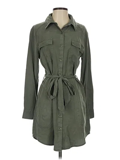 Pre-owned Evereve Casual Dress In Green