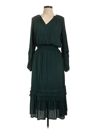 Pre-owned Evereve Casual Dress In Green