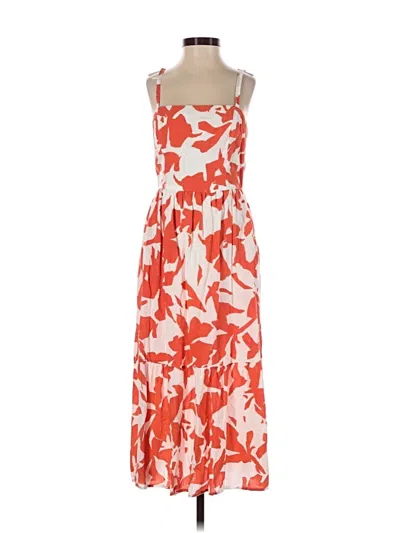 Pre-owned Evereve Casual Dress In Orange