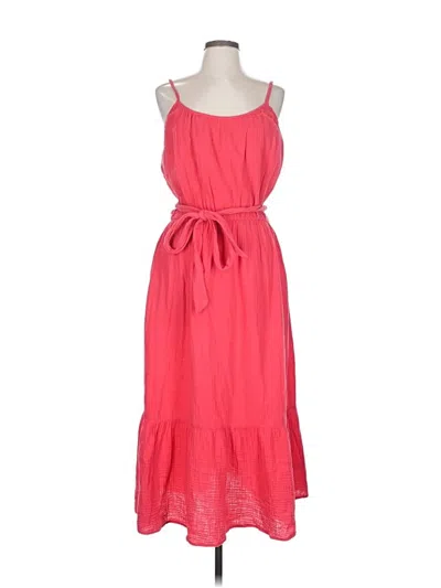 Pre-owned Evereve Casual Dress In Pink