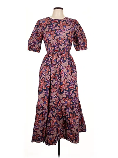 Pre-owned Evereve Casual Dress In Purple