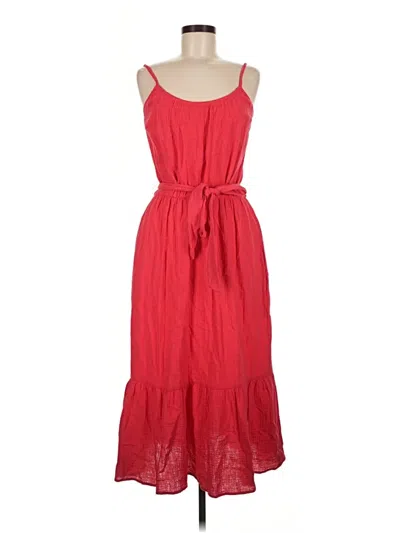 Pre-owned Evereve Casual Dress In Red