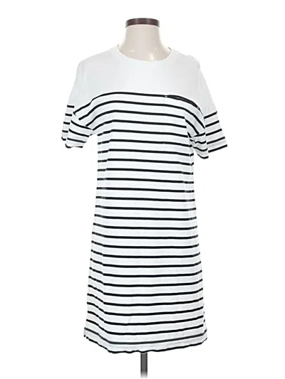 Pre-owned Evereve Casual Dress In White
