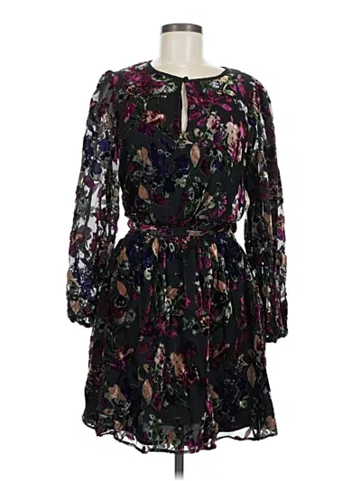 Pre-owned Evereve Cocktail Dress In Black