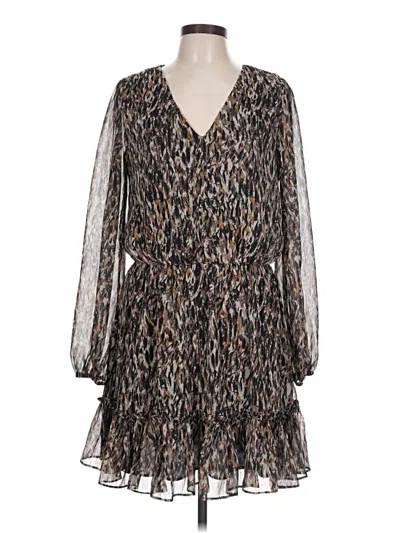 Pre-owned Evereve Cocktail Dress In Brown