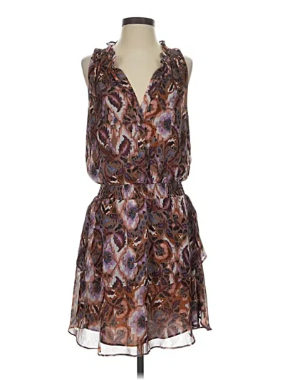 Pre-owned Evereve Cocktail Dress In Brown