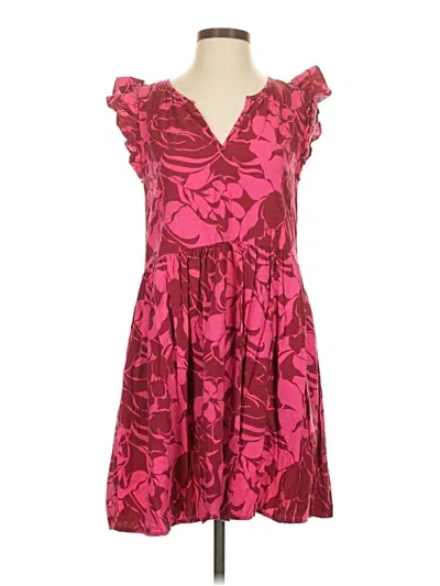 Pre-owned Evereve Cocktail Dress In Burgundy