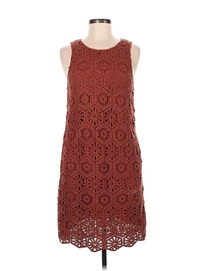 Pre-owned Evereve Cocktail Dress In Burgundy