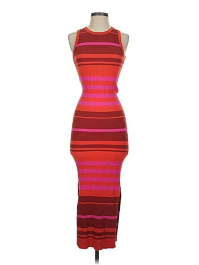 Pre-owned Evereve Cocktail Dress In Burgundy