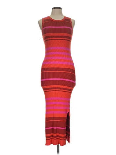 Pre-owned Evereve Cocktail Dress In Burgundy