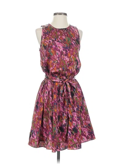 Pre-owned Evereve Cocktail Dress In Purple