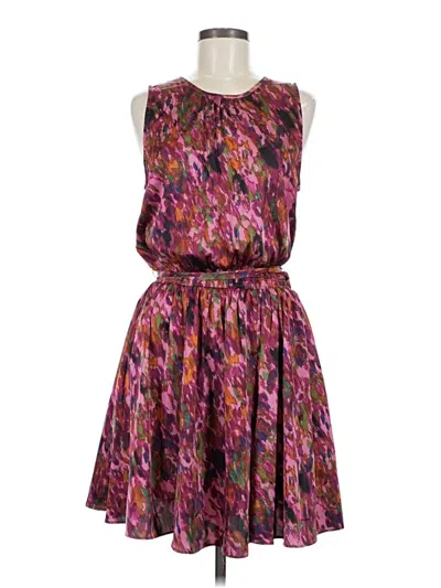 Pre-owned Evereve Cocktail Dress In Purple