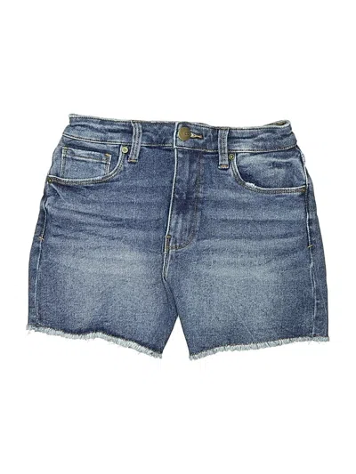 Pre-owned Evereve Denim Shorts In Blue