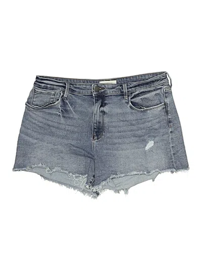 Pre-owned Evereve Denim Shorts In Blue