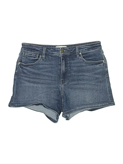 Pre-owned Evereve Denim Shorts In Blue