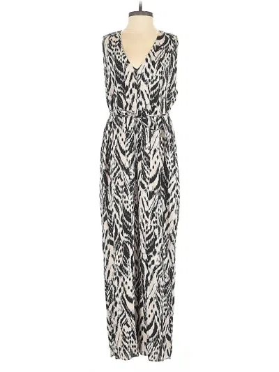 Pre-owned Evereve Jumpsuit In Silver