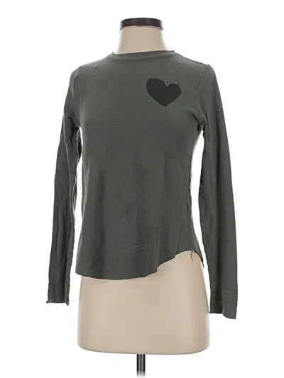 Pre-owned Evereve Long Sleeve Turtleneck In Gray