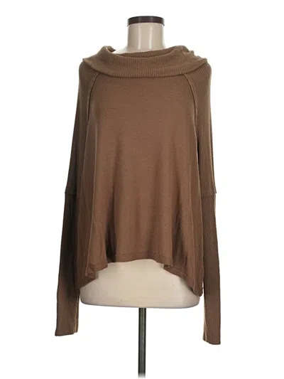 Pre-owned Evereve Poncho In Brown