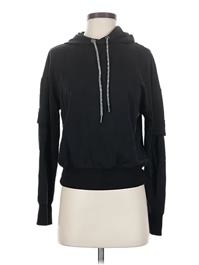 Pre-owned Evereve Pullover Hoodie In Black