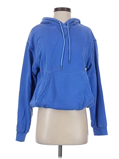 Pre-owned Evereve Pullover Hoodie In Blue