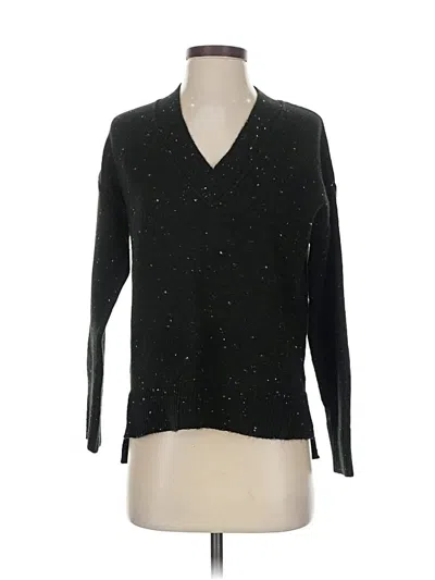 Pre-owned Evereve Pullover Sweater In Black