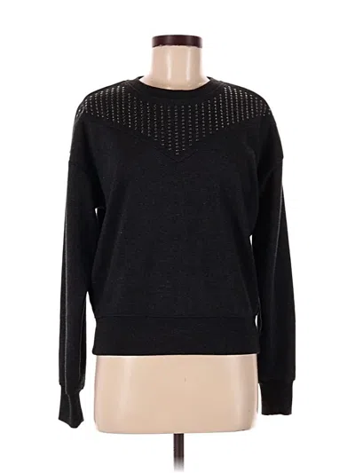 Pre-owned Evereve Pullover Sweater In Black