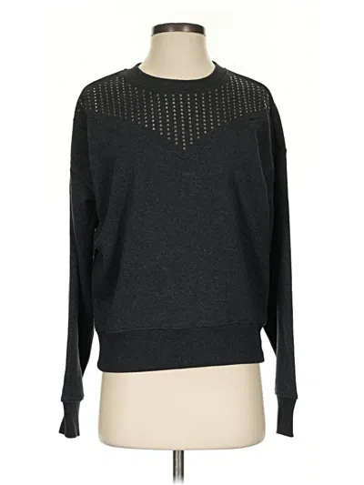 Pre-owned Evereve Pullover Sweater In Black