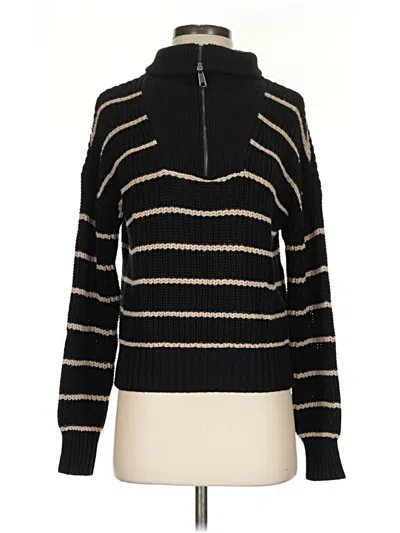 Pre-owned Evereve Pullover Sweater In Black