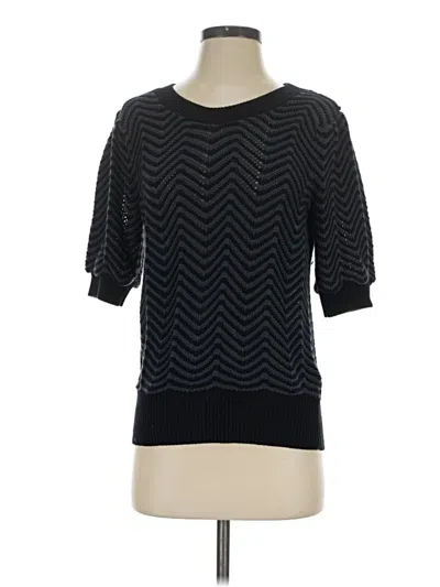 Pre-owned Evereve Pullover Sweater In Black