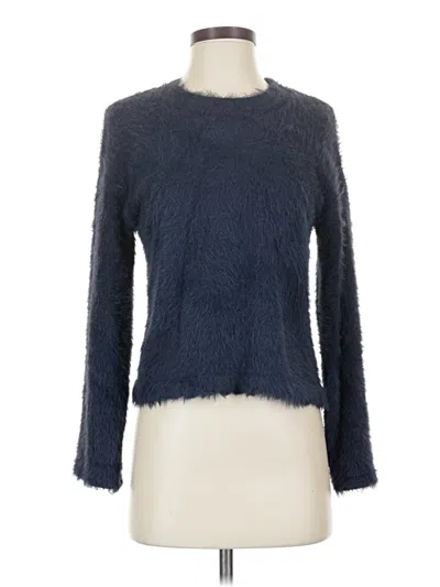 Pre-owned Evereve Pullover Sweater In Blue