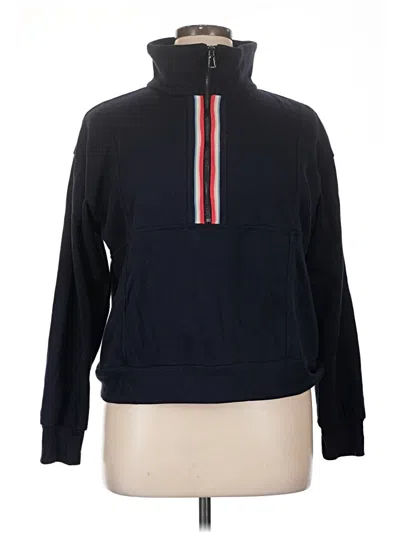 Pre-owned Evereve Pullover Sweater In Blue