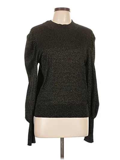 Pre-owned Evereve Pullover Sweater In Brown