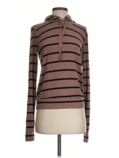 Pre-owned Evereve Pullover Sweater In Brown