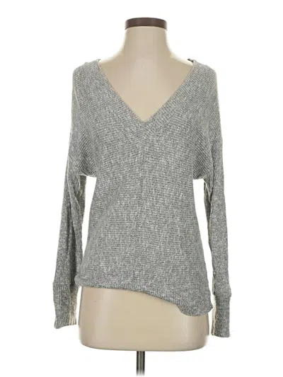 Pre-owned Evereve Pullover Sweater In Gray
