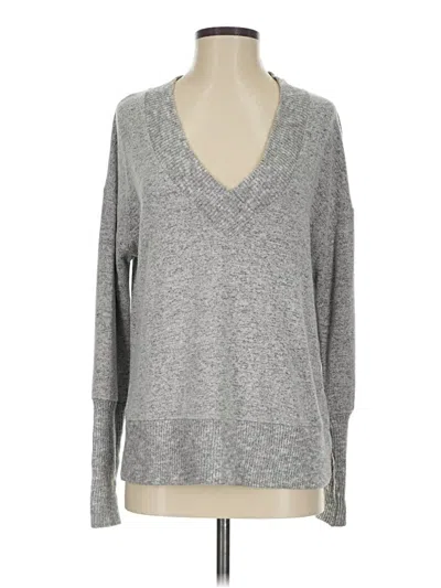 Pre-owned Evereve Pullover Sweater In Gray