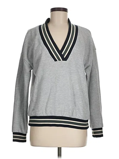 Pre-owned Evereve Pullover Sweater In Gray