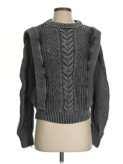 Pre-owned Evereve Pullover Sweater In Gray