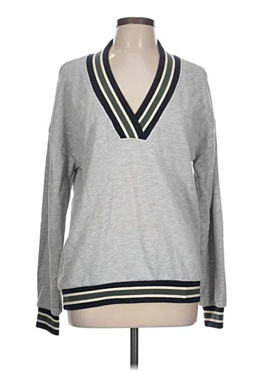 Pre-owned Evereve Pullover Sweater In Gray