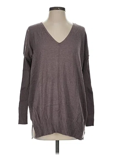 Pre-owned Evereve Pullover Sweater In Gray