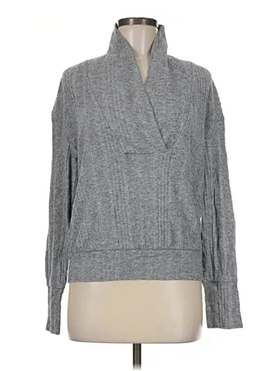 Pre-owned Evereve Pullover Sweater In Gray
