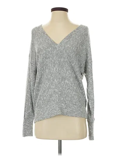 Pre-owned Evereve Pullover Sweater In Gray