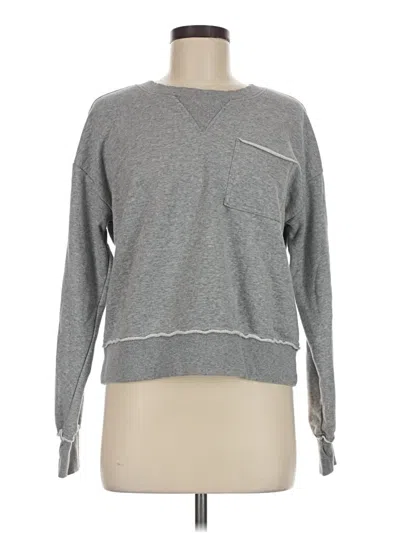 Pre-owned Evereve Pullover Sweater In Gray
