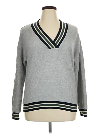 Pre-owned Evereve Pullover Sweater In Gray